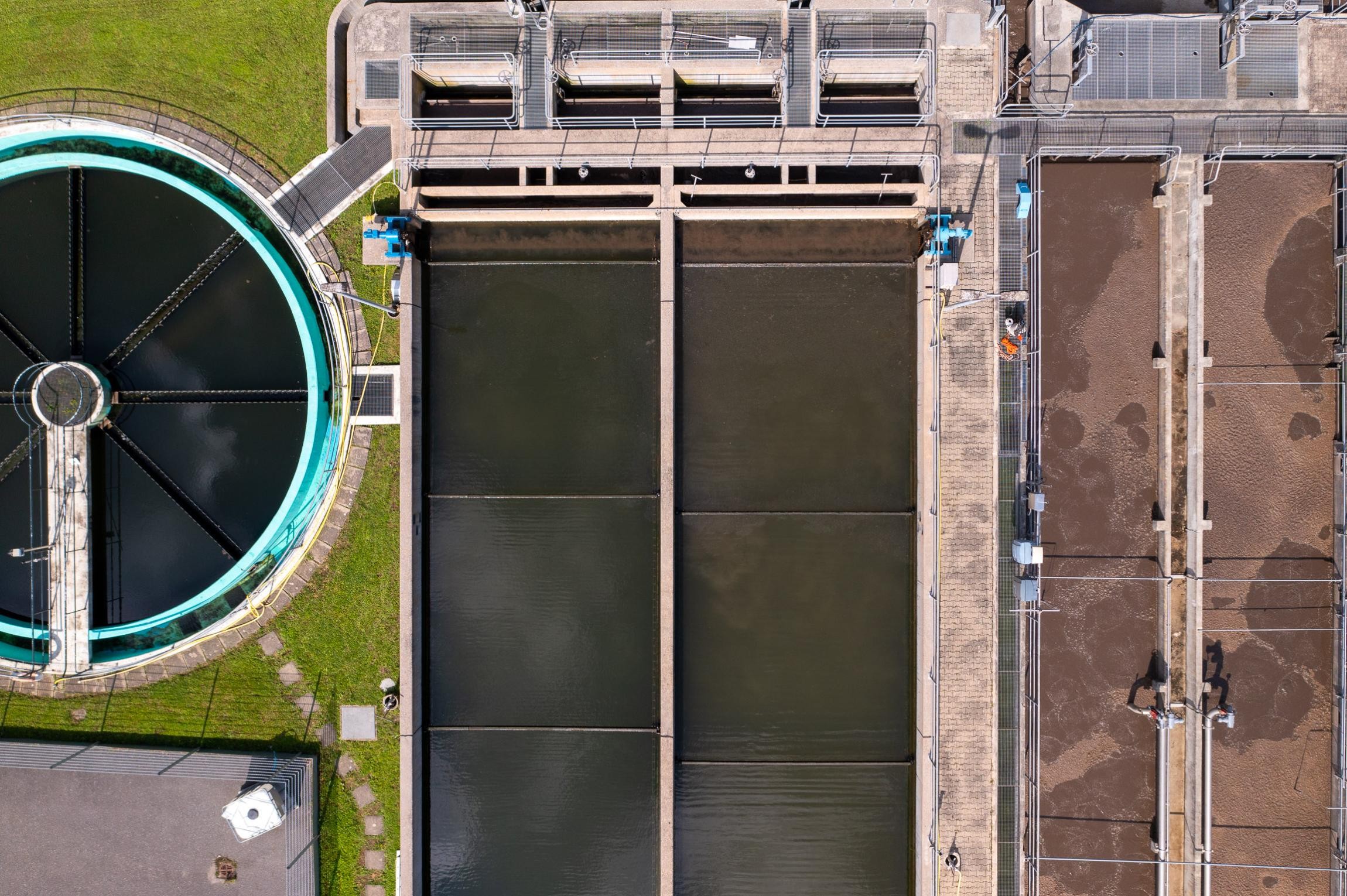 Kläranlage Künzelsau von oben